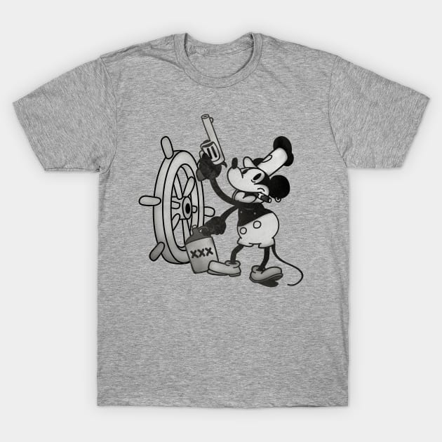 Steamboat Willie Moonshine Tour! T-Shirt by HtCRU